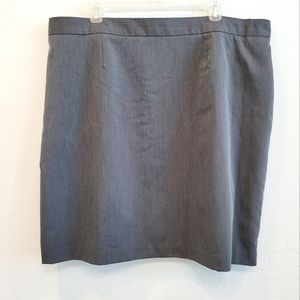 💕 Jaclyn Smith Gray Pencil Skirt Women's Plus Size 24W